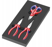 Wera 9781 Putuplasta ieliktnis KNIPEX knaibles komplekts 2, 3 gab., knaibles komplekts | 1872584  | 4013288225177 | 05150181001