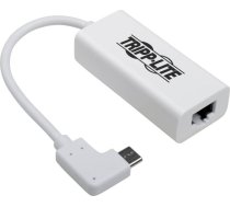 Adapter USB Eaton Eaton Tripp Lite Series USB C to Gigabit Adapter Converter USB 3.1 Gen 1 Right-Angle White 6in USB Type C to Ethernet Network Adapter - 10/100/1000 Mbps, Thunderbolt 3 Compatible, White - Netzwerkadapter - USB-C 3.1 Gen 1 - Gigabit  | U4