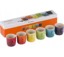 le creuset Le Creuset Signature Espresso Mugs Set of 6 100ml rainbow (79114108359030) | 79114108359030  | 843251156412