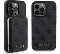 Guess Zestaw Guess GUBPM5P15L4GEMGK Apple iPhone 15 Pro hardcase + Powerbank 5000mAh MagSafe 4G Metal Logo czarny/black | GUE3411  | 3666339214623