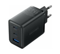 Kabel zasilający Vention Ładowarka sieciowa, Vention, FERB0-EU,  2xUSB-C, USB- A, 65W/65W/30W, GaN (czarna) | FERB0-EU  | 6922794782037