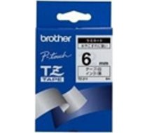 Brother Brother Black on White Gloss Laminated Tape, 6mm taśmy do etykietowania TZ | TZ-211  | 5715063058077