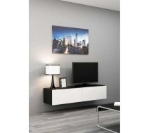 Cama TV stand VIGO 140 30/140/40 black/white gloss | RTV VIGO140 c/b  | 5903815000164 | STVCMMZPM0015