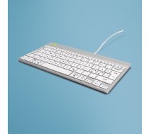 Klawiatura R-GO Tools R-Go Tools Compact Break RGOCONDWDWH, Mini, Wired, USB, QWERTY, White | RGOCONDWDWH  | 8719274492054