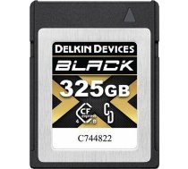 Karta Delkin Delkin CFexpress BLACK R3530/W3250 (4.0) 325GB | DCFX4B325  | 814373025009