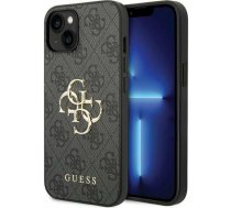 Guess Guess GUHCP15M4GMGGR iPhone 15 Plus 6.7" szary/grey hardcase 4G Big Metal Logo | GUE003065