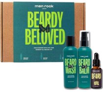 MenRock Beardy Beloved Awakening Sicilian Lime zestaw szampon do brody 100ml + balsam do brody 100ml + olejek do brody 30ml | 5060796560244  | 5060796560244