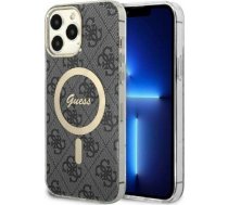 Guess Etui Guess GUHMP13XH4STK Apple iPhone 13 Pro Max czarny/black hardcase 4G MagSafe | GUE2470  | 3666339126827