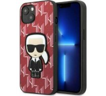 Karl Lagerfeld Etui Karl Lagerfeld KLHCP13MPMNIKPI Apple iPhone 13 hardcase czerwony/red Monogram Ikonik Patch | KLD1376  | 3666339049416