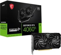 Karta graficzna MSI GeForce RTX 4060 Ti Ventus 2X Black E1 OC 8GB GDDR6 | GeForce RTX 4060 Ti 8G VENTUS 2X BLACK E  | 4711377216166