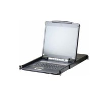 Konsola KVM Aten ATEN KVM 8 port LCD LED 19'' + keyboard + touchpad USB-PS/2, IP Admin - CL5708IN-ATA-AG | CL5708IN-ATA-AG  | 4719264645617