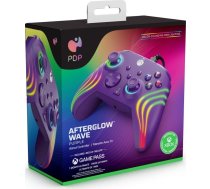 Pad PDP PDP XS Pad przewodowy Afterglow WAVE - fioletowy | 049-024-PR  | 708056071790