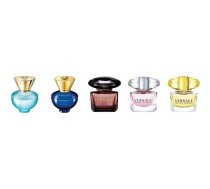 SET MINIATUR VERSACE Crystal Noir EDT 5ml + Dylan Turquoise EDT 5ml + Yellow Diamond EDT 5ml +  Bright Crystal 5ml +  Pour Femme Dylan Blue Parfum 5ml | 8011003869398  | 8011003869398