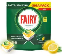 Fairy Fairy Original All in One Lemon – Kapsułki do zmywarki, cytrynowy zapach – 100 sztuk | 237383  | 8700216237383