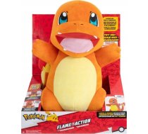 Pokemon POKEMON Flame Action Charmander Zabawka Interaktywna, pluszak, 25 cm | PKW4186  | 191726758556