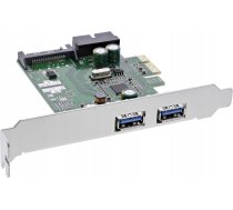 Kontroler InLine InLine® 2+2ports USB 3.0 host controller, PCIe, with SATA power and LP bracket | 76666E  | 4043718282692