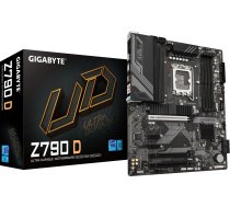 Mainboard|GIGABYTE|Intel Z790|LGA1700|ATX|Memory DDR5|Memory slots 4|2xPCI-Express 3.0 1x|1xPCI-Express 3.0 16x|1xPCI-Express 4.0 4x	|1xPCI-Express 5.0 16x|3xM.2|1xHDMI|1xDisplayPort|2xUSB 2.0|5xUSB 3.2|1xUSB-C|1xPS/2|1xRJ45|3xAudio port|Z790D | 100046459  | 4719331861186 | Z790 D