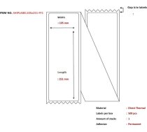 Capture Ship-label 105 x 251mm, | Ship-label 105 x 251mm,  | 5715063276716