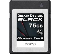 Karta Delkin Delkin CFexpress BLACK R1725/W1240 75GB | DCFXBBLK75  | 814373023760