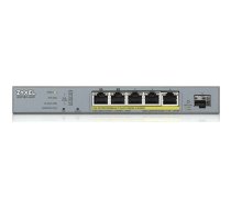 Zyxel GS1350-6HP-EU0101F network switch Managed L2 Gigabit Ethernet (10/100/1000) Power over Ethernet (PoE) Grey | GS1350-6HP-EU0101F  | 4718937604500