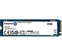 KINGSTON SSD 250GB NV2 M.2 2280 PCIE 4.0 NVME DRIVE | SNV2S/250G  | 740617329889 | DIAKINSSD0124
