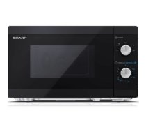 Sharp YC-MS01E-B microwave Countertop Solo microwave 20 L 800 W Black | 194696  | 4974019151878