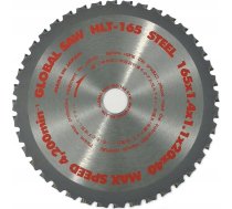 Global Piła tarczowa do cięcia stali GLOBAL SAW 165 x 1,4/1,1 x 20mm / 40z CERMET | GLOB-HLT-165  | 4920350004090