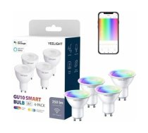 Yeelight Inteligentna żarówka Yeelight W1 GU10 (kolor) 4szt | YLDP004-A  | 6924922206606