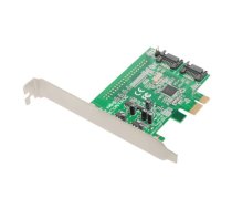 Dawicontrol PCIe 2.0 x1 kontrolieris — 2x SATA 3 DC-600e RAID | DC-600e Raid Blister  | 4027377386007