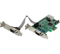 Kontroler StarTech PCIe x1 - 2x RS-232 DB-9 (PEX2S553LP) | PEX2S553LP  | 0065030841757