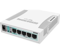 Mikrotik RB260GS Gigabit Ethernet (10/100/1000) Power over Ethernet (PoE) White | CSS106-5G-1S  | 4752224002310 | KILMKRSWI0031
