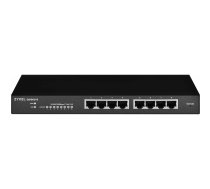 Zyxel GS1900-8 Managed L2 Gigabit Ethernet (10/100/1000) Black | GS1900-8-EU0102F  | 4718937621163