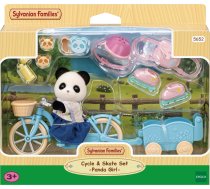 Figurka Epoch Sylvanian Families Panda Rosalina Zestaw rower i wrotki 5652 | 05652  | 5054131056523