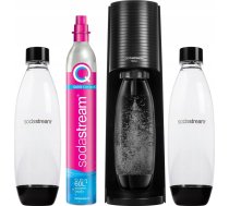 SodaStream Terra Megapack Black | Terra czarny+ 2 butelki  | 7290113764231