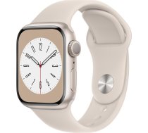 Smartwatch Apple Watch 8 GPS 45mm Starlight Alu Sport Beżowy  (MNP23WB/A) | MNP23WB/A  | 0194253149736