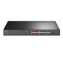 TP-LINK 16-Port 10/100Mbps + 2-Port Gigabit Unmanaged PoE Switch | TL-SL1218MP  | 6935364099824