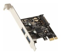 Kontroler InLine PCIe 2.0 x1 - 2x USB 3.0 (76666L) | 76666L  | 4043718203079