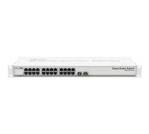 Mikrotik CSS326-24G-2S+RM network switch Managed Gigabit Ethernet (10/100/1000) Power over Ethernet (PoE) 1U White | CSS326-24G-2S+RM  | 4752224002334