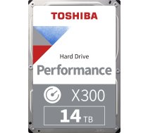 HDD|TOSHIBA|X300|14TB|SATA 3.0|256 MB|7200 rpm|3,5"|HDWR21EUZSVA | HDWR21EUZSVA  | 4547808811255