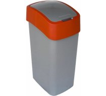 CURVER Atkritumu spainis Flip Bin 45L sudraba/sarkana | 0802172547  | 3253922172080