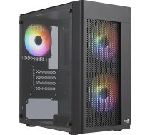 Aerocool HEXFORMBKV2 Micro ATX PC Case 3 Fans FRGB Black | AEROPGS-HEXFORM-GBK2  | 4711099471799 | OBUAEROBU0059