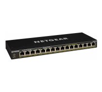 Netgear GS316P Unmanaged Gigabit Ethernet (10/100/1000) Power over Ethernet (PoE) Black | GS316P-100EUS  | 606449146882