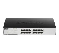 D-Link GO-SW-16G Unmanaged L2 Gigabit Ethernet (10/100/1000) 1U Black | NUDLISW16000000  | 790069396618 | GO-SW-16G/E