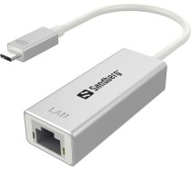 Sandberg 136-04 USB-C Gigabit Network Adapter | 136-04  | 5705730136047