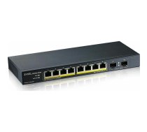 Zyxel GS1100-10HP v2 Unmanaged Gigabit Ethernet (10/100/1000) Power over Ethernet (PoE) Black | NUZYXSS10000003  | 4718937621187 | GS1100-10HP-EU0102F