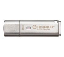 Kingston IronKey Locker+ 50 16 GB, USB-Stick | 1853642  | 0740617329308 | IKLP50/16GB