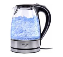 Adler AD 1225 electric kettle 1.7 L Black,Stainless steel,Transparent 2200 W | AD1225  | 5908256832749