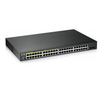 Zyxel GS1900-48HPv2 Managed L2 Gigabit Ethernet (10/100/1000) Power over Ethernet (PoE) Black | NUZYXSZ48000025  | 4718937609543 | GS190048HPV2-EU0101F