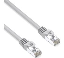 Lsoh S/FTP patchcord, Cat.6a, RJ45 M - RJ45 M, 50 m, podwójnie ekranowany, LSOH, szary, 10 Gb/s economy | 8590274720992  | 8590274720992