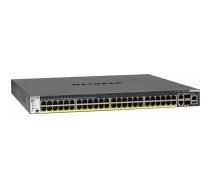 Netgear M4300-48G-PoE+ 1000W PSU Managed L2/L3/L4 Gigabit Ethernet (10/100/1000) Power over Ethernet (PoE) 1U Black | GSM4352PB-100NES  | 0606449112863